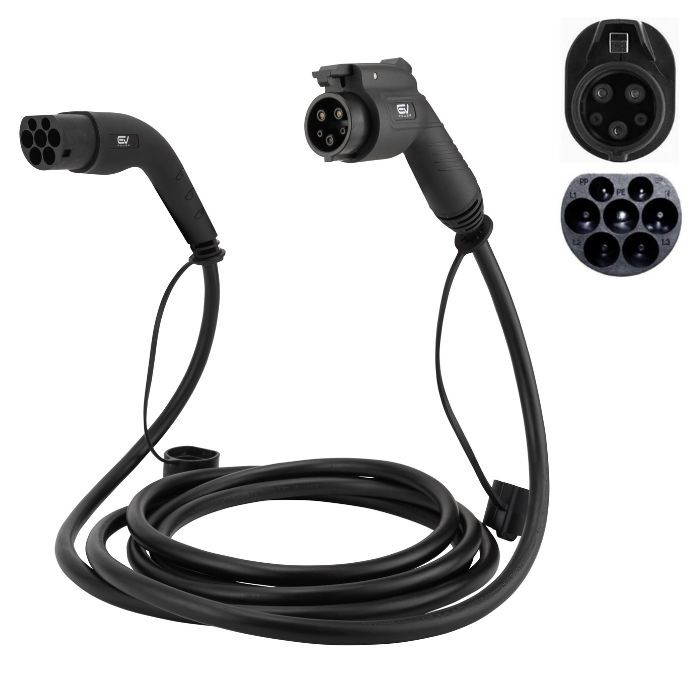 type 1 and type 2 charging cables type 1 and type 2 charging cables